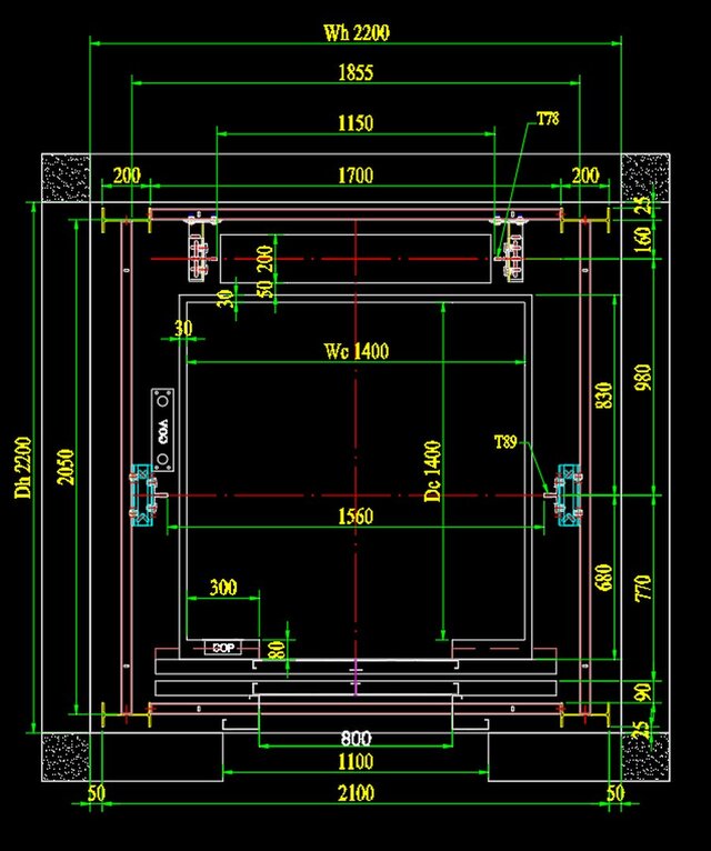 3D model of custom elevator design