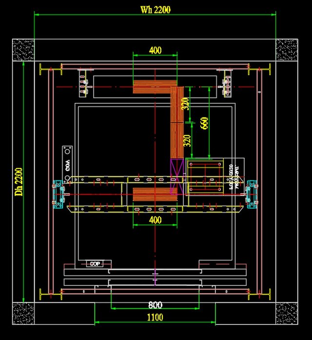 3D model of custom elevator design