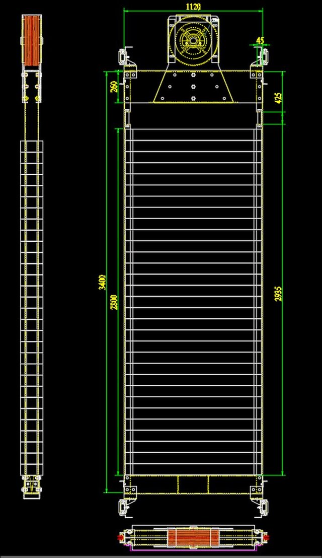 3D model of custom elevator design
