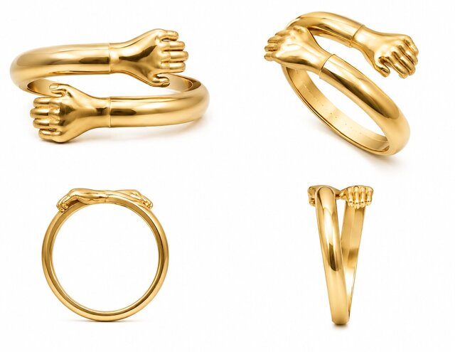 Jewelry Collection – Custom Ring, Bracelet & Pendant CAD Models – image 5 of 7