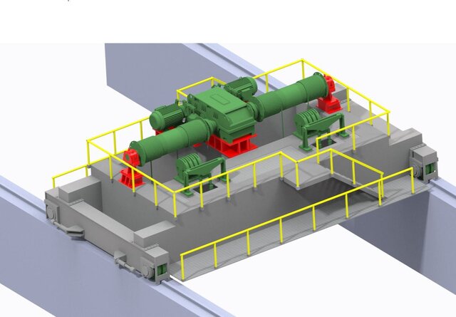 Design of a 50-Ton Hoist System for a Gantry Crane