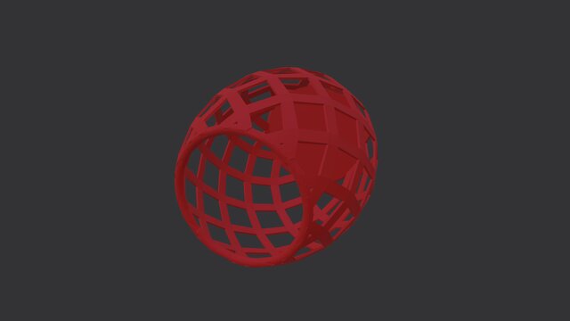 3D model of pen-holder