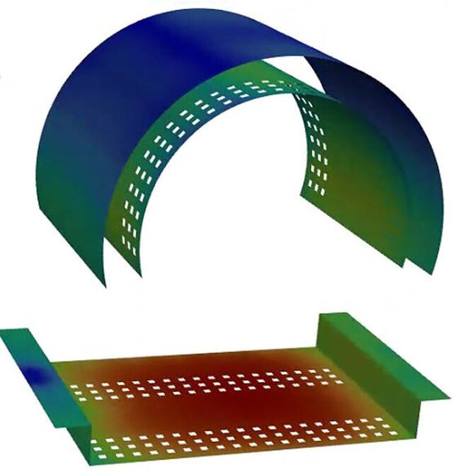 3D model of Setting Oven Temperature Field Simulation (PTFE Film)