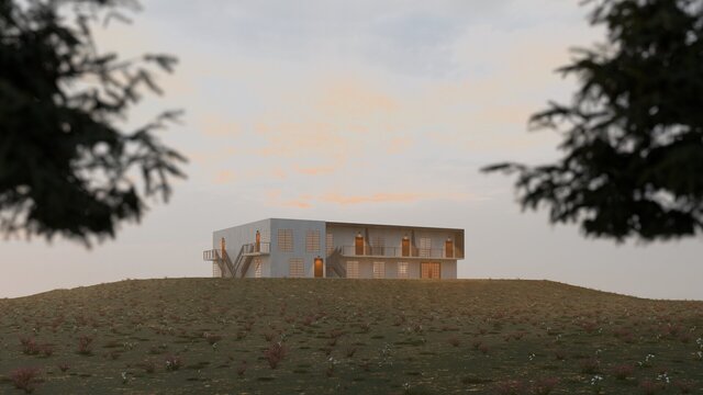 3D model of Chapel of Quiet Light