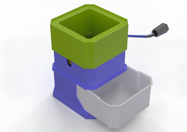 3D model of Manual blender