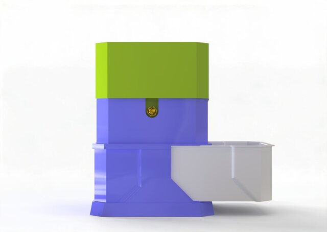 3D model of Manual blender