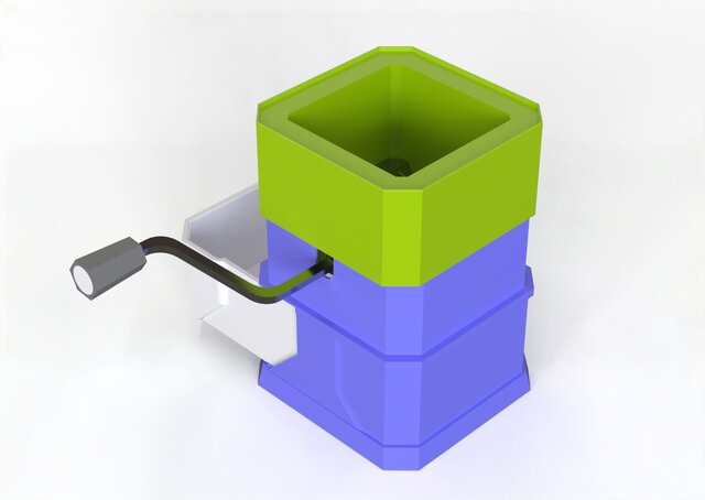 3D model of Manual blender