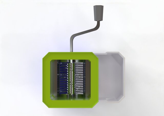 3D model of Manual blender
