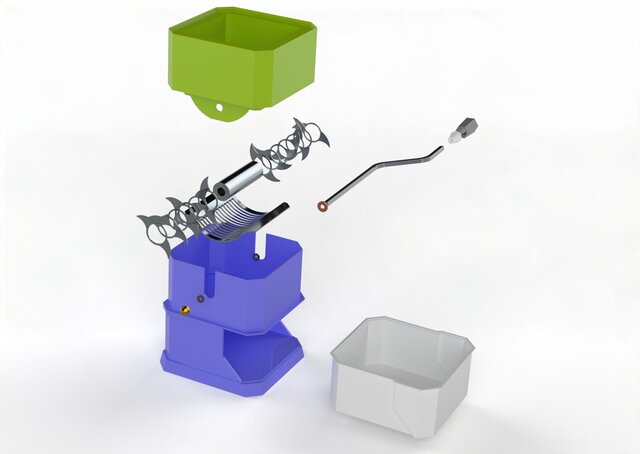 3D model of Manual blender