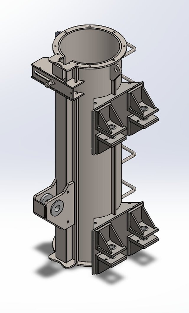 Heavy-Duty Jack Housing – Structural Design & FEA Validation
