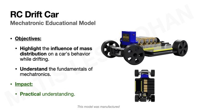RC DRIFT CAR - Mechatronic Educational Model