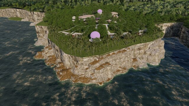 3D model of The Healing Centre, Ecuador