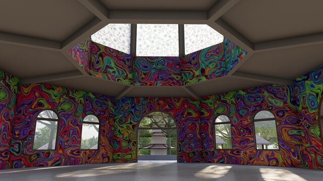 3D model of The Healing Centre, Ecuador