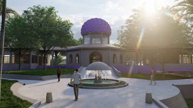 3D model of The Healing Centre, Ecuador