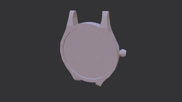 3D model of mechanical watch parametric design