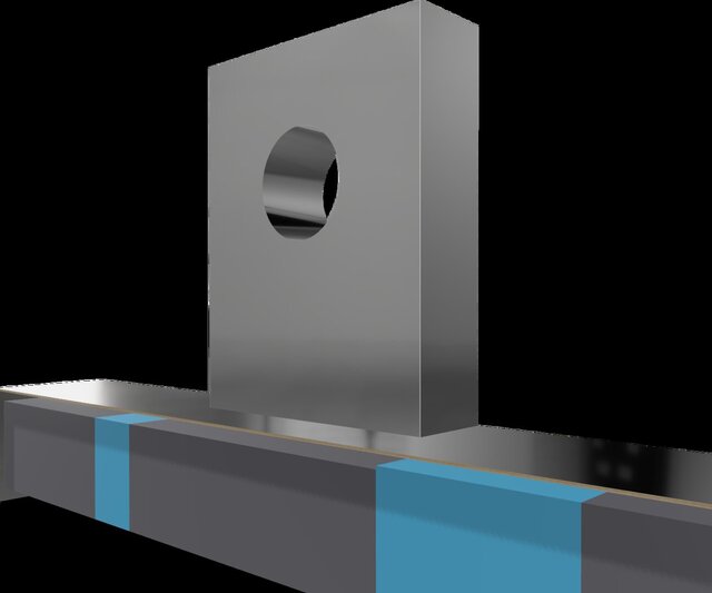 ABC Coffee — Custom Metal Counter Structure – image 3 of 5