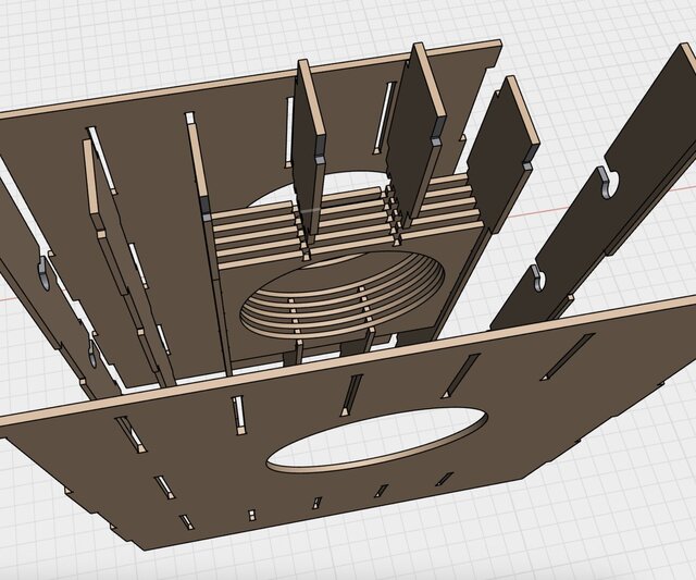 ABC Coffee — Custom Metal Counter Structure – image 5 of 5