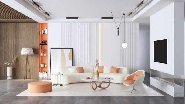 LIVING ROOM DESIGN | VISUALIZATION