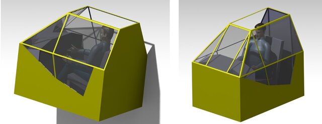 Ergonomic design of an agricultural aircraft cockpit
