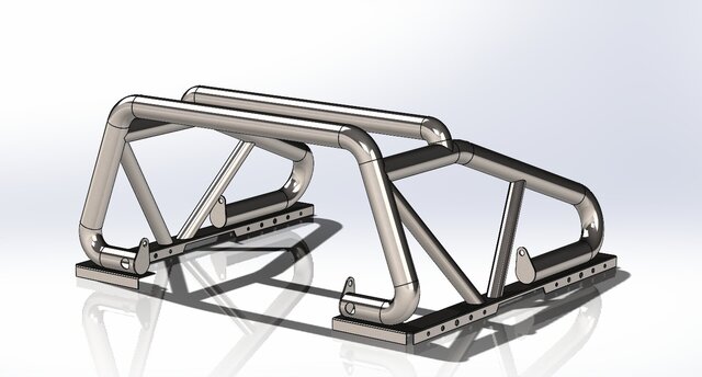 3D model of Pick-up Sports Rack (100% Original Design)
