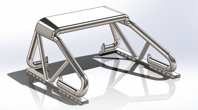 3D model of Pick-up Sports Rack (100% Original Design)