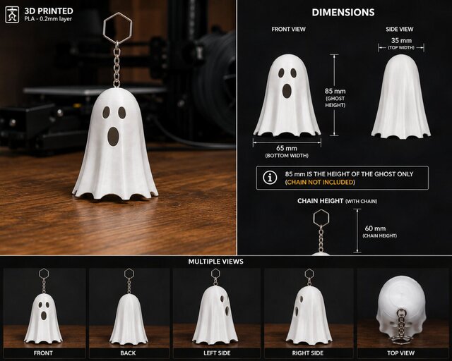 3D Printing  Ghost key chain