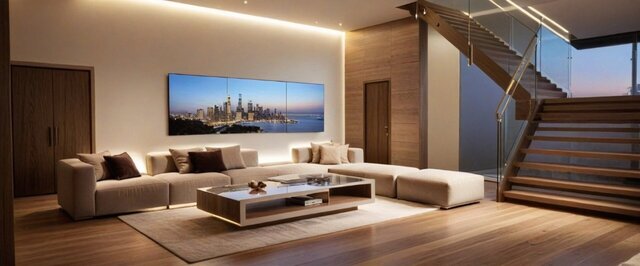 INTERIOR DESIGN OF A LIVING ROOM