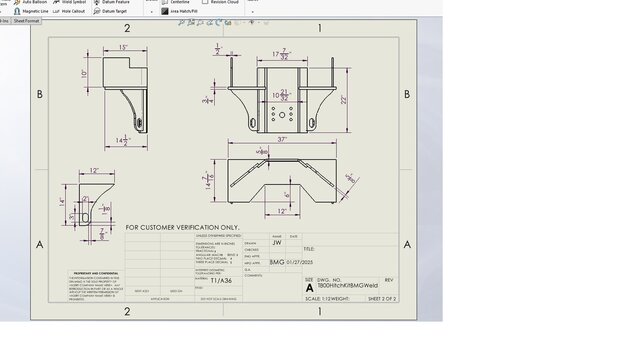 T800 Dump Truck Hitch Assembly – image 2 of 2