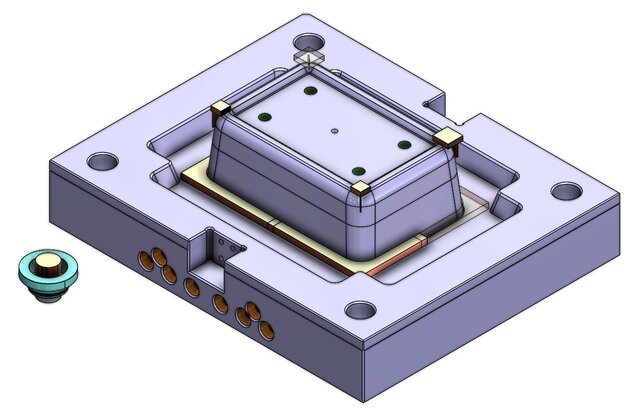 Mold Design with complete edm electrode design
