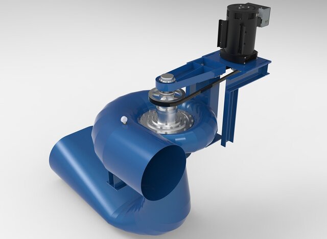 3D model of Kaplan Turbine - Energy