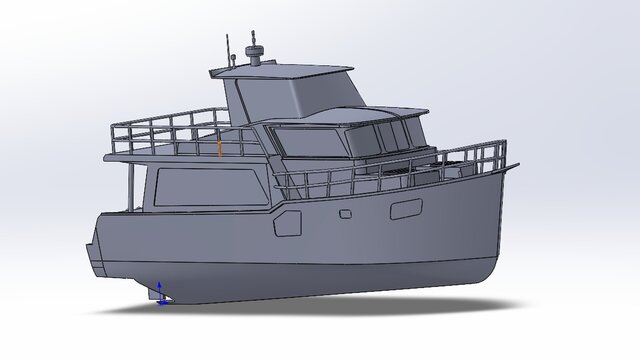 2D to 3D Printable_Boat Sample