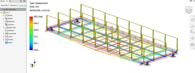 3D model of Sheet Metal Storage System 6x2 m