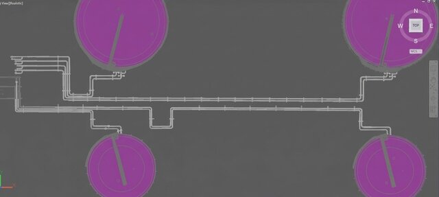 3D model of Crude Oil Tank Farm