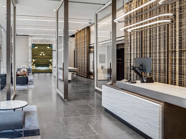 3D model of Flagship bank retail branch (Gensler Project)