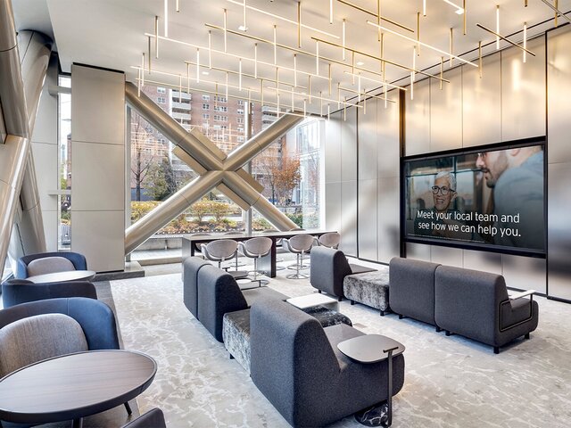 3D model of Flagship bank retail branch (Gensler Project)
