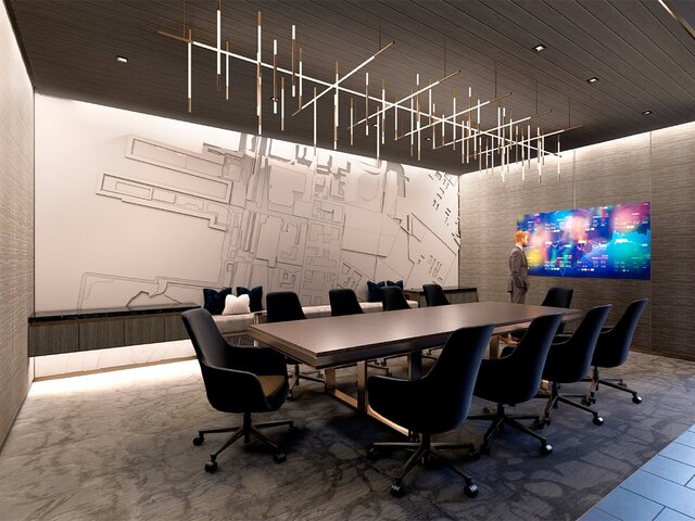 3D model of Flagship bank retail branch (Gensler Project)