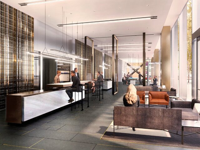 3D model of Flagship bank retail branch (Gensler Project)