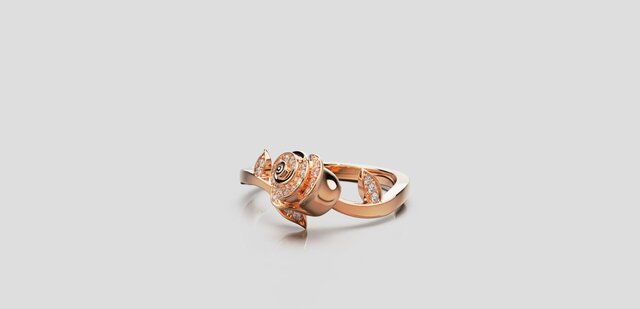 The Rose Ring Rendering with three colors