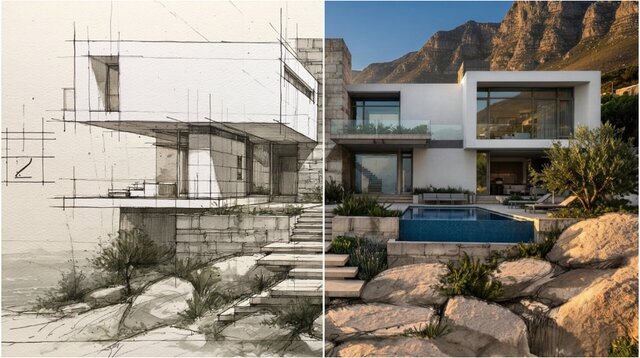3D model of **From Raw to Realistic | Photorealistic Architectural Rendering Enhancement**