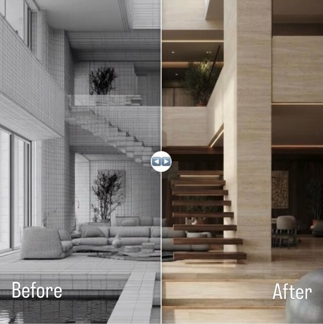 3D model of **From Raw to Realistic | Photorealistic Architectural Rendering Enhancement**