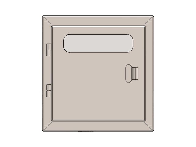 3D model of Sheet Metal Electrical Box