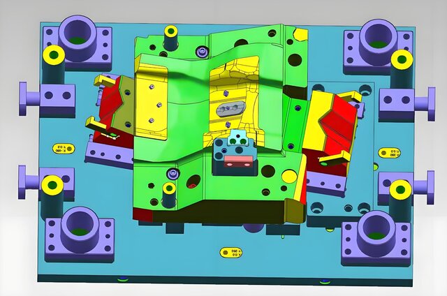 3D model of Full 3D Steel Single Operation Die Design | Automotive Stamping Tooling Outsourcing Service