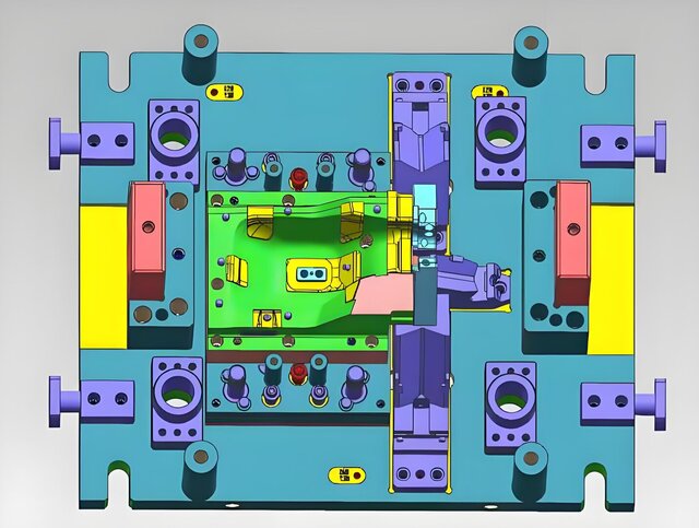 3D model of Full 3D Steel Single Operation Die Design | Automotive Stamping Tooling Outsourcing Service
