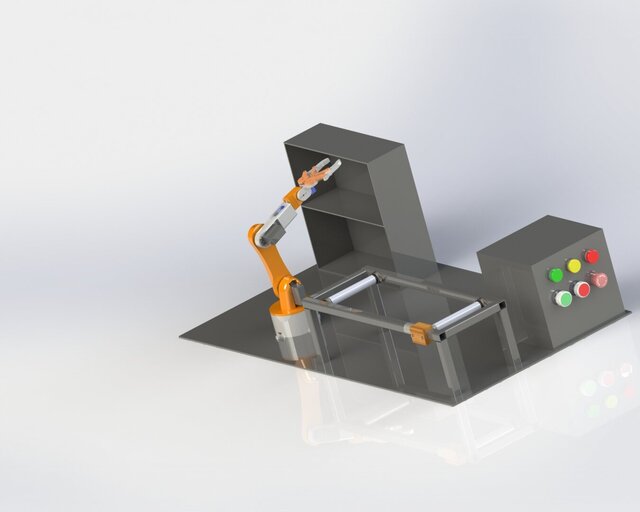 3D model of Precision Automation: Smart Sorting Production Line 🤖