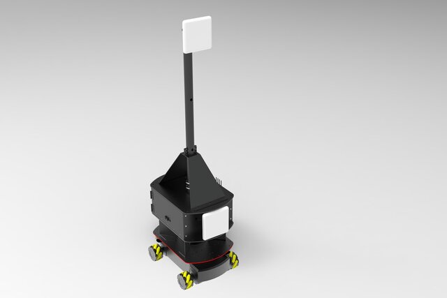 3D model of Autonomous Storage Scanning Robot