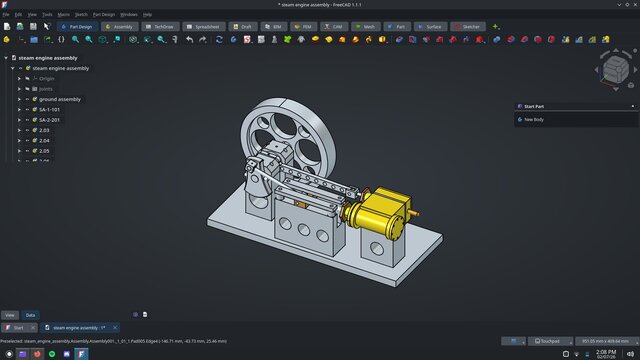 Steam Engine Assembly
