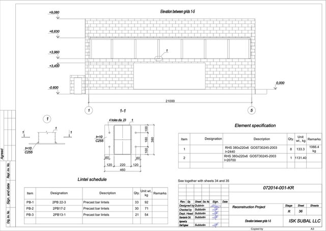 3D model of Existing Store Reconstruction - Foundations, Floors & Steel Roof