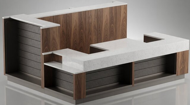 3D model of DFW Front & Back Bar