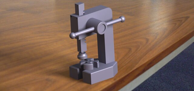 3D model of Miniature Arbor Press