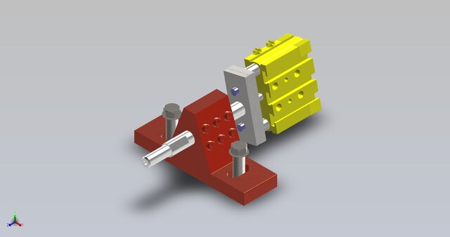 Industrial Linear Actuator Assembly | SolidWorks Mechanical Design